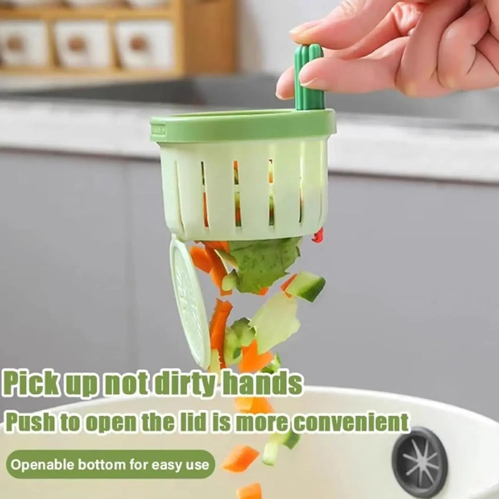 2Pcs Cactus Sink Filter Basket, Versatile Kitchen Sink Strainer Cute Sink Filter Basket Kitchen Gadgets Press Automatic Dumping Basket for Home Use (Green & Yellow),Campingessentials,Campinggear