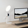 【Dealsforyoudays 】Weilisi 10.5" Ring Light with Stand, Full-Screen Selfie Ring Light for Desk with Phone Holder, Adjustable Laptop Light for Video Recording, Zoom Lighting for Computer, Meeting, Live Streaming, Podcast
